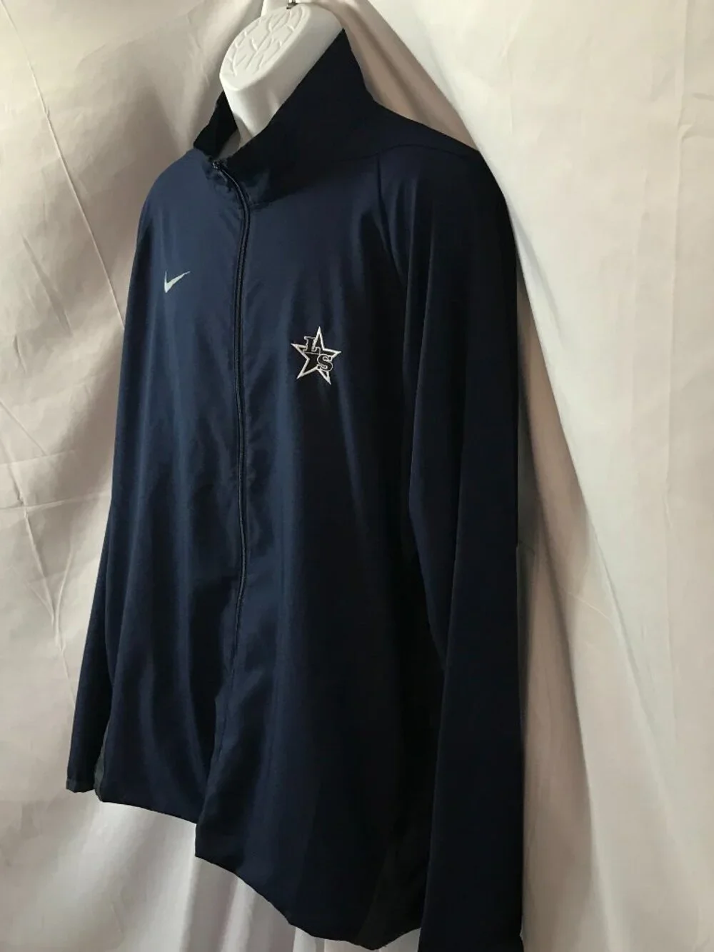 Nike Lone Star State Long Sleeve Raincoat Style Athlete Sport Cut Jacket